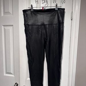 Spanx faux leather leggings